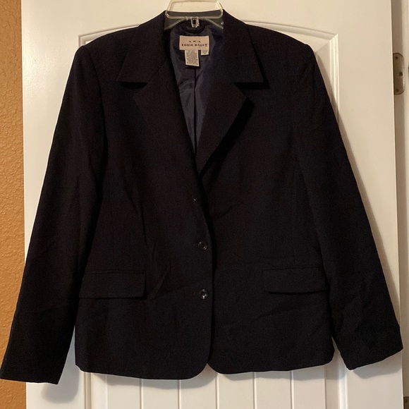 Eddie Bauer Wool Suit Blazer Navy - Picture 1 of 5